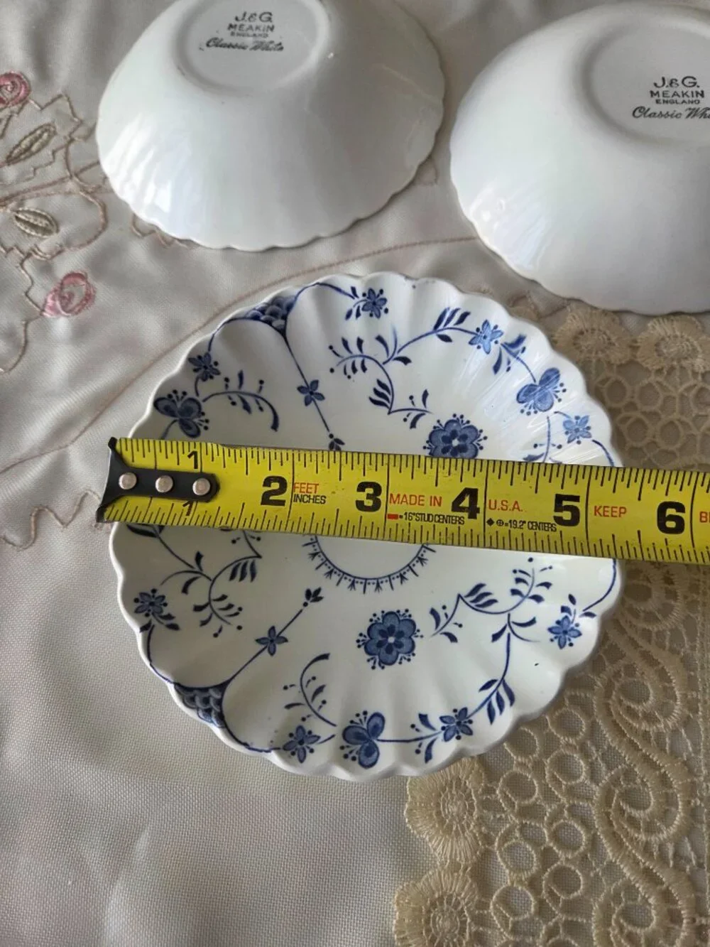 Vintage JG Meakin Classic White Small Bowls